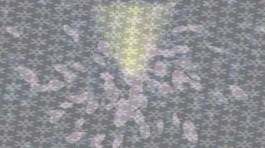 Benzersiz video giriş tasarımı projeleri için detaylı yüzey kalıbı film animasyon stili grafik girişi