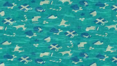 Benzersiz dijital animasyon tarzı grafikleri olan yaratıcı ortam tasarımı için yenilikçi hareket dokusu