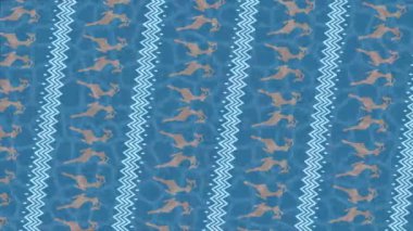 Dijital doku yüzey tasarım biçimi ile modern video animasyonu için gelişmiş hareket grafikleri