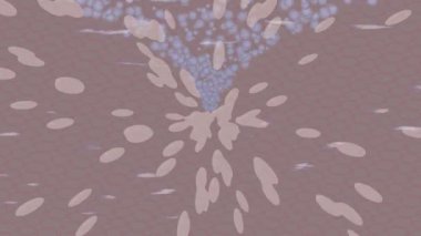 Benzersiz video giriş tasarımı projeleri için detaylı yüzey kalıbı film animasyon stili grafik girişi