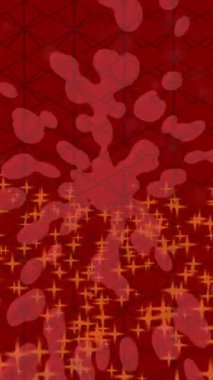 Benzersiz dijital animasyon tarzı grafikleri olan yaratıcı ortam tasarımı için yenilikçi hareket dokusu