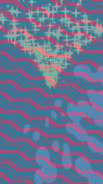 Soyut hareket desenli fütüristik video üretimi için dinamik dijital arkaplan