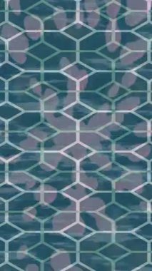 Benzersiz dijital animasyon tarzı grafikleri olan yaratıcı ortam tasarımı için yenilikçi hareket dokusu