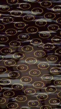 Organik desenli yüzey giriş stili video film sanatı ile soyut arkaplan tasarımı