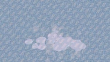 Benzersiz hareket grafikleri tasarım sanatına sahip yaratıcı film üretimi için özet bir arkaplan