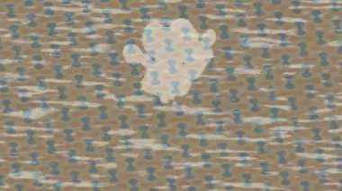 Organik desenli yüzey giriş stili video film sanatı ile soyut arkaplan tasarımı