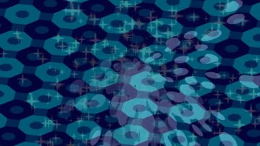 Benzersiz dijital animasyon tarzı grafikleri olan yaratıcı ortam tasarımı için yenilikçi hareket dokusu