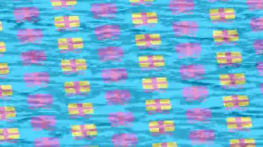 Lüks hareket projeleri için soyut tasarım stili animasyonu olan üst düzey dijital doku