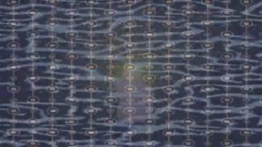 Soyut hareket desenli fütüristik video üretimi için dinamik dijital arkaplan