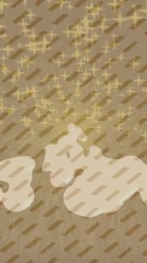 Benzersiz hareket grafikleri tasarım sanatına sahip yaratıcı film üretimi için özet bir arkaplan