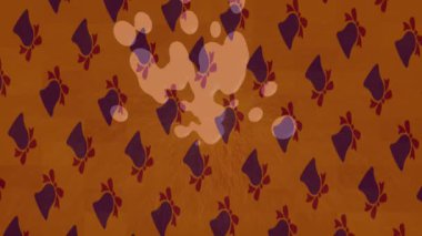 Organik desenli yüzey giriş stili video film sanatı ile soyut arkaplan tasarımı