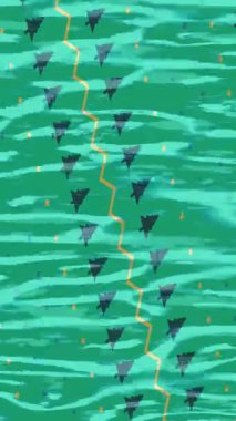 Benzersiz hareket dokusu tasarım sanatı ile profesyonel video düzenleme için modern soyut grafikler