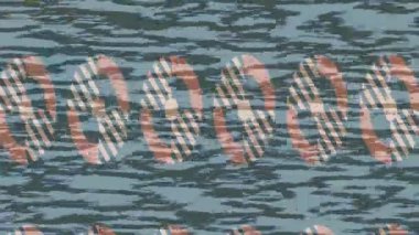 Organik desenli yüzey giriş stili video film sanatı ile soyut arkaplan tasarımı