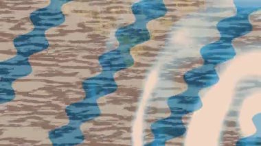 Benzersiz hareket grafikleri tasarım sanatına sahip yaratıcı film üretimi için özet bir arkaplan