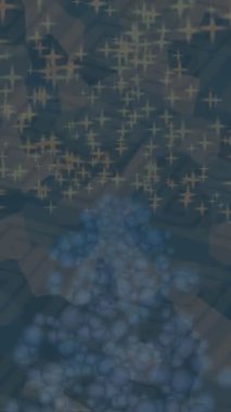 Lüks hareket projeleri için soyut tasarım stili animasyonu olan üst düzey dijital doku