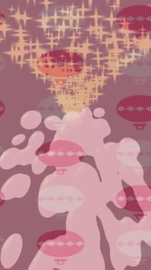 Benzersiz video giriş tasarımı projeleri için detaylı yüzey kalıbı film animasyon stili grafik girişi