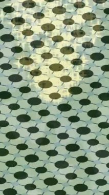 Benzersiz hareket grafikleri tasarım sanatına sahip yaratıcı film üretimi için özet bir arkaplan