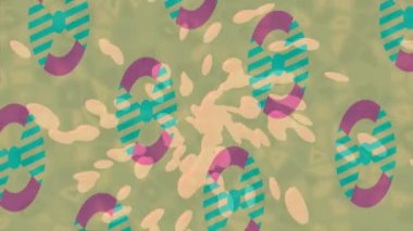 Profesyonel video projeleri sanat tarzı için organik hareketli arkaplan tasarımı