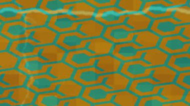 Benzersiz dijital animasyon tarzı grafikleri olan yaratıcı ortam tasarımı için yenilikçi hareket dokusu