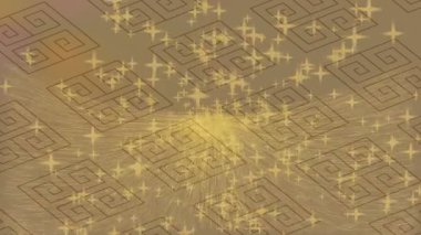 Benzersiz video giriş tasarımı projeleri için detaylı yüzey kalıbı film animasyon stili grafik girişi