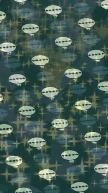 Benzersiz video giriş tasarımı projeleri için detaylı yüzey kalıbı film animasyon stili grafik girişi