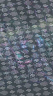 Benzersiz hareket dokusu tasarım sanatı ile profesyonel video düzenleme için modern soyut grafikler