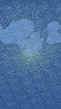 Organik desenli yüzey giriş stili video film sanatı ile soyut arkaplan tasarımı