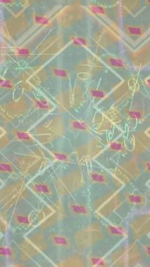 Benzersiz hareket dokusu tasarım sanatı ile profesyonel video düzenleme için modern soyut grafikler