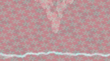 Soyut hareket desenli fütüristik video üretimi için dinamik dijital arkaplan