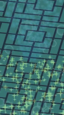 Benzersiz video giriş tasarımı projeleri için detaylı yüzey kalıbı film animasyon stili grafik girişi