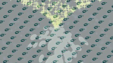 Benzersiz hareket grafikleri tasarım sanatına sahip yaratıcı film üretimi için özet bir arkaplan