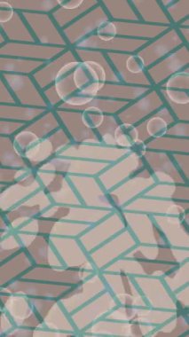 Dijital doku yüzey tasarım biçimi ile modern video animasyonu için gelişmiş hareket grafikleri