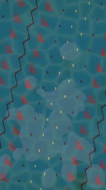 Benzersiz video giriş tasarımı projeleri için detaylı yüzey kalıbı film animasyon stili grafik girişi