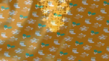 Organik desenli yüzey giriş stili video film sanatı ile soyut arkaplan tasarımı