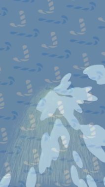 Benzersiz video giriş tasarımı projeleri için detaylı yüzey kalıbı film animasyon stili grafik girişi