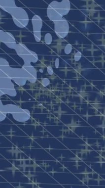 Soyut hareket desenli fütüristik video üretimi için dinamik dijital arkaplan