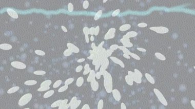 Benzersiz video giriş tasarımı projeleri için detaylı yüzey kalıbı film animasyon stili grafik girişi