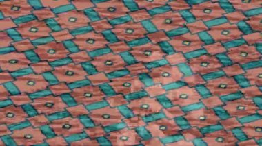 Soyut hareket desenli fütüristik video üretimi için dinamik dijital arkaplan