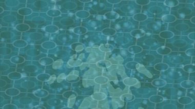 Organik desenli yüzey giriş stili video film sanatı ile soyut arkaplan tasarımı