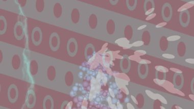 Dijital doku yüzey tasarım biçimi ile modern video animasyonu için gelişmiş hareket grafikleri