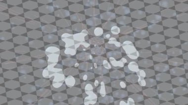 Yaratıcı video düzenleme film tasarımı için benzersiz hareket grafikleri biçimi giriş hareketi video pro