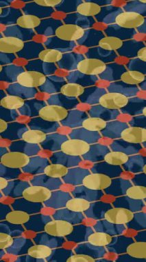 Benzersiz video giriş tasarımı projeleri için detaylı yüzey kalıbı film animasyon stili grafik girişi