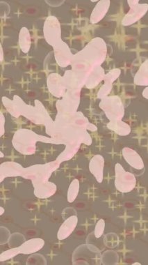 Soyut hareket desenli fütüristik video üretimi için dinamik dijital arkaplan