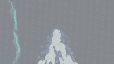 Benzersiz dijital hareket grafiklerine sahip yaratıcı sinematik projeler için yumuşak animasyon yüzeyi