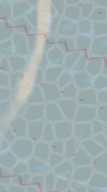 Benzersiz video giriş tasarımı projeleri için detaylı yüzey kalıbı film animasyon stili grafik girişi