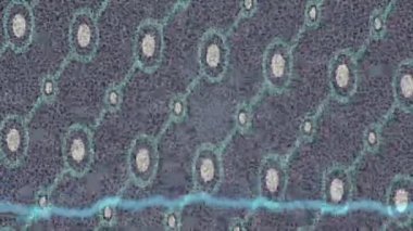 Modern medya üretimi için fütüristik dijital soyut doku sinematik tarz hareketli grafik ögesi