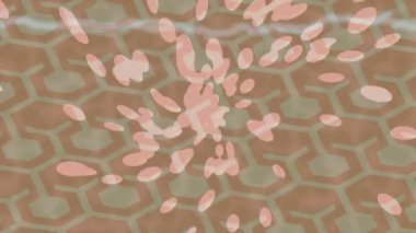 Modern medya üretimi için fütüristik dijital soyut doku sinematik tarz hareketli grafik ögesi