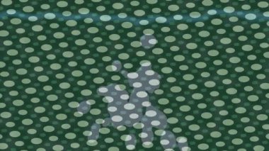 Dijital doku yüzey tasarım biçimi ile modern video animasyonu için gelişmiş hareket grafikleri