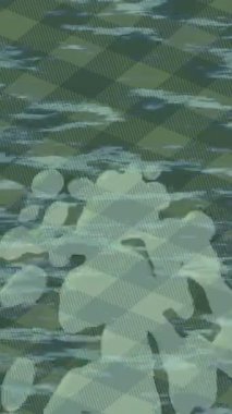 Soyut hareket desenli fütüristik video üretimi için dinamik dijital arkaplan