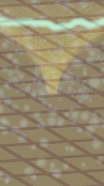 Lüks hareket projeleri için soyut tasarım stili animasyonu olan üst düzey dijital doku